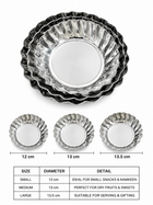 SNACKS AND DESSERT DEEP PLATES 6PCS SET