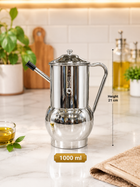 STAINLESS STEEL OIL CAN PREMIUM QUALITY