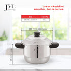 2 in 1 Mini Sambhar Idly Maker with Triply Base(Small Size)