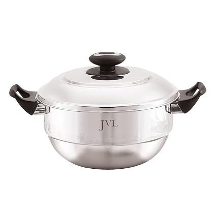 JVL Triply 5-in-1 Multi Kadai Steamer
