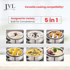 JVL Triply 5-in-1 Multi Kadai Steamer