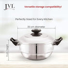 JVL Triply 5-in-1 Multi Kadai Steamer