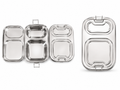 304 GRADE ELITE STAINLESS STELL LUNCH BOX -NO PLASTIC