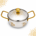 LIZZA FLORAL GOLD 3PC SERVING DISH