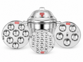 12kuli with 2 idli plates 1 mini idli plate
