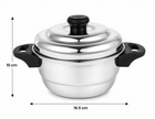 MINI IDLY POT WITH 3 PLATES