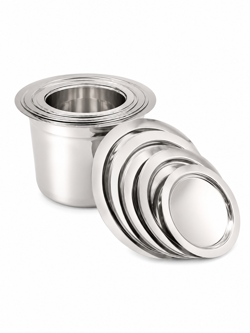 KARKUDI FLAT TOPS WITH LID 6PCS SET