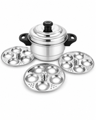 MINI IDLY POT WITH 3 PLATES
