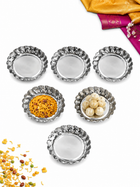 SNACKS AND DESSERT DEEP PLATES 6PCS SET
