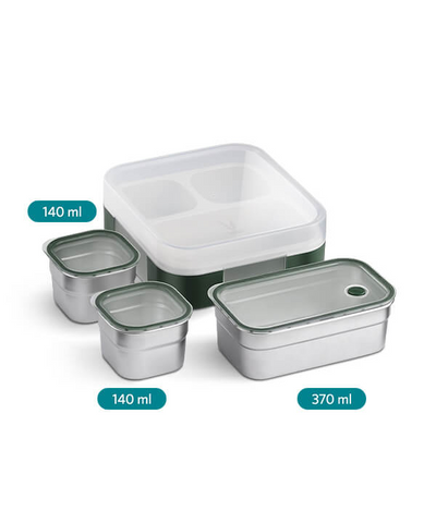 VAYA STAINLESS STEEL BENTO BOX