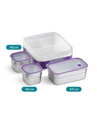 VAYA STAINLESS STEEL BENTO BOX