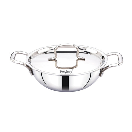 PRAY LADY TRIPLY KADAI WITH LID