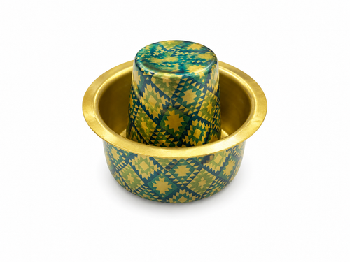 BRASS COFFEE DABARA SET