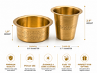 BRASS COFFEE DABARA SET