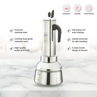 JVL SQUARE PUTTU KUDAM STAINLESS STEEL