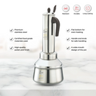 JVL  ROUND PUTTU MAKER STAINLESS STEEL