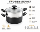 IDEAL STEAMER POT IN STAINLESS STEEL