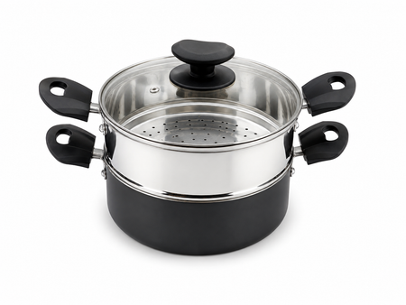 IDEAL STEAMER POT IN STAINLESS STEEL