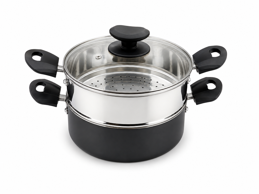 IDEAL STEAMER POT IN STAINLESS STEEL