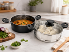 IDEAL STEAMER POT IN STAINLESS STEEL