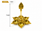 BRASS AARUPADAI AGAL DEEPAM