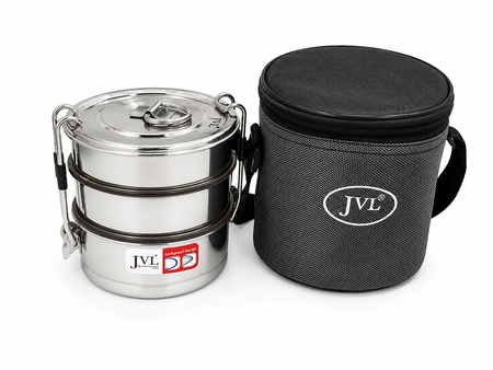 JVL ROUND 3STEP LUNCH BOX-TLP