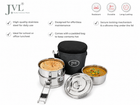 JVL ROUND 3STEP LUNCH BOX-TLP