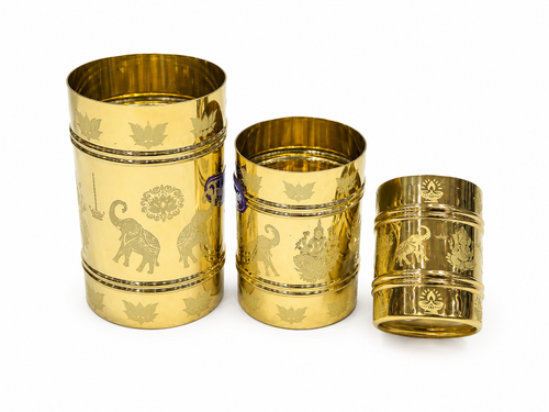BRASS PADI WITH LAZER PRINTED