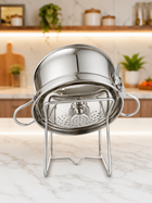 RICE STRAINER STAND IN STAINLESS STEEL