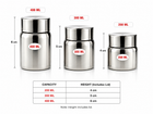 Leak proof stainless steel sambar bottle