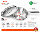 PRAYLADY TRI-PLY FRY PAN