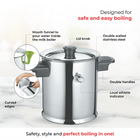 MILK BOILER DOUBLE HANDLE