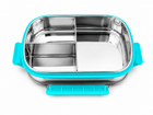 TRIO STAINLESS STEEL LUNCH BOX-3PARTITION