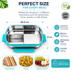 TRIO STAINLESS STEEL LUNCH BOX-3PARTITION