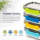 TRIO STAINLESS STEEL LUNCH BOX-3PARTITION