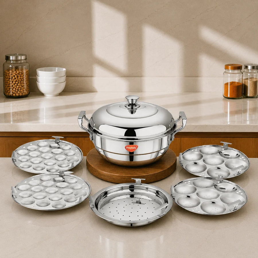 TRIPLY MULTI KADAI 5PLATES PRAYLADY BRAND