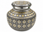 MEENAKAARI ANTIQUE STAINLESS STEEL MIRROR POT