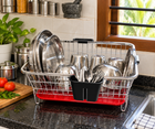 SQUARE DRAINER BASKET HIGH QUALITY STAINLESS STEEL