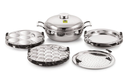 TRIPLY -MULTI KADAI WITH IDLY AND STEAMER