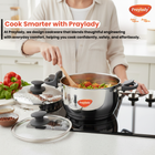NEW SOFT TOUCH HANDLE RICE STRAINER AND PASTE MAKER WITH SLOE BELLY SHAPE