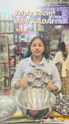 TRIPLY MULTI KADAI 5PLATES PRAYLADY BRAND